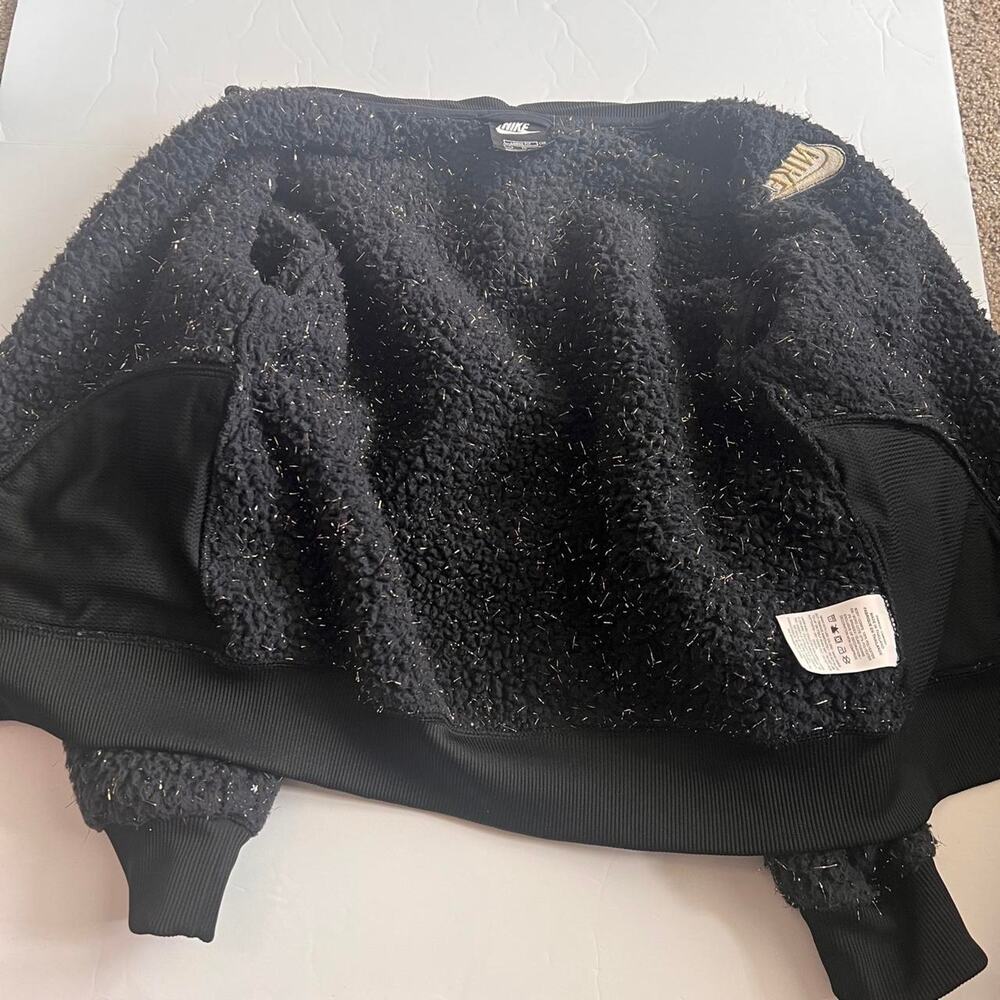 Nike black gold zip JACKET - Picture 3 of 6